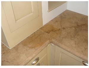 Giallo Reale Marble Countertop, Yellow Marble