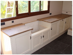Giallo Reale Marble Countertop, Yellow Marble