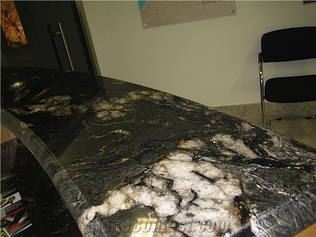 Cosmic Black Granite Desk Top
