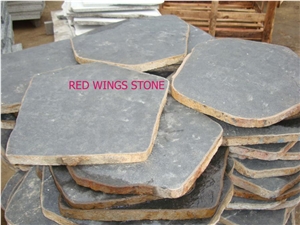Basalt Step Stone (Flamed), Vietnam Grey Basalt Garden Stepping Pavement