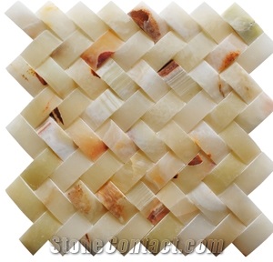 Mosaic 001, China Yellow Onyx Mosaic