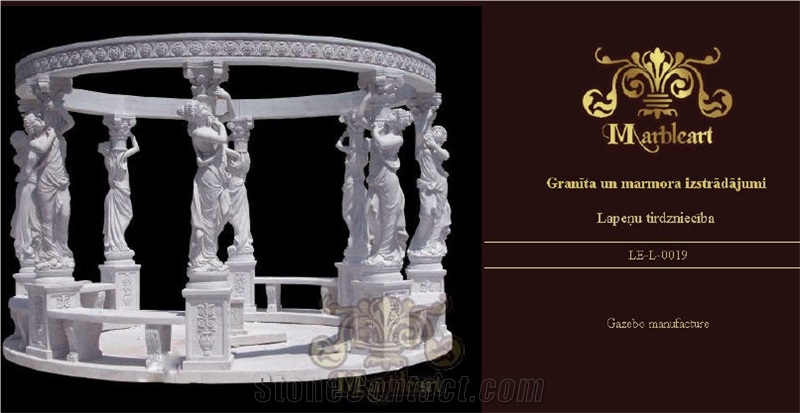 White Marble Gazebo