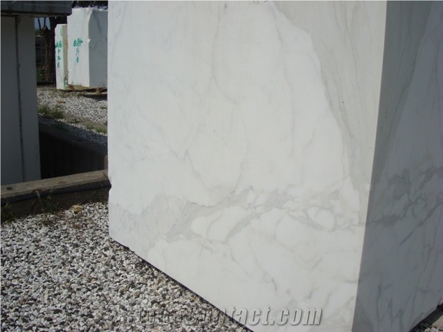 Statuario Carrara, Bianco Statuario Marble Block