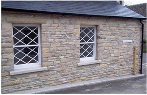 Purbeck Burr Wall Cladding, Beige Limestone Wall