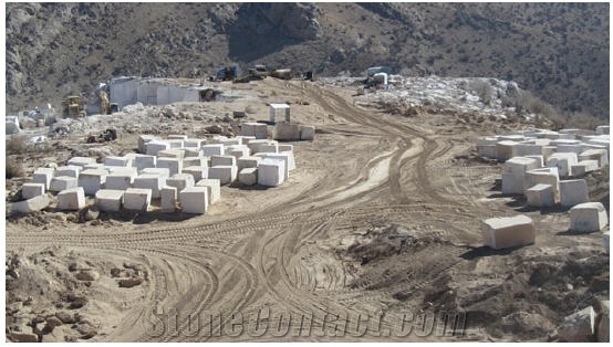 Shanana Cream Marble Blocks, Shayan Cream ,Dehbid Beige ,Cream Persia Marble Block