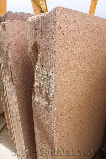 Lumaquela Ambar Slabs, Spain Pink Limestone