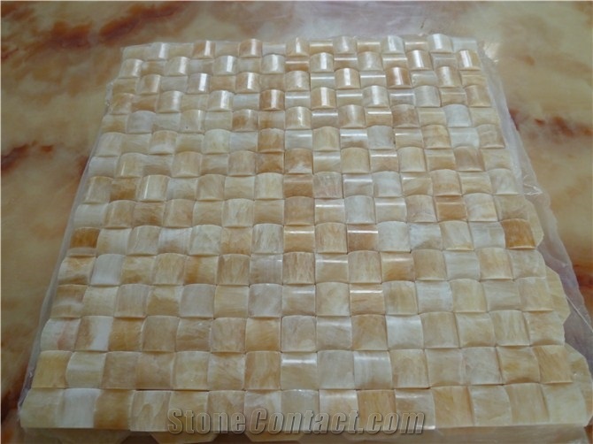 Onyx Stone Mosaic, Yellow Onyx Mosaic