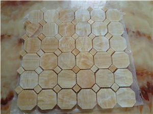 Onyx Stone Mosaic, Yellow Onyx Mosaic