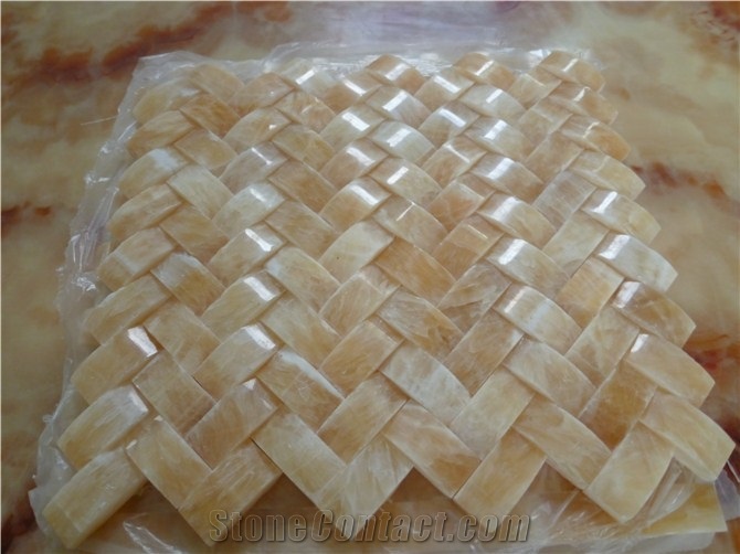 Onyx Stone Mosaic, Yellow Onyx Mosaic