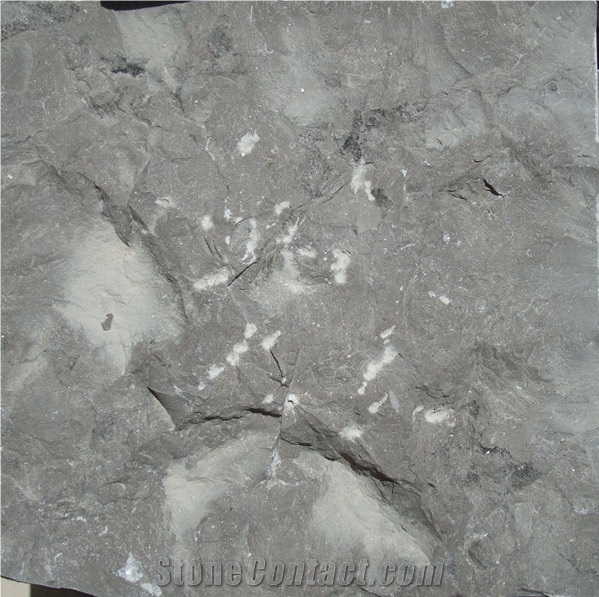 Split Face Stone, Egypt Grey Limestone Slabs & Tiles