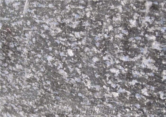 Blue Spot Grey Granite Slab, Farfalla Blue Granite Slabs