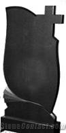 Black Granite Tombstone