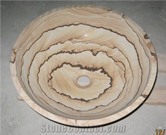 Scenery Sandstone Basin,Wash Basin, Scenery Yellow Sandstone