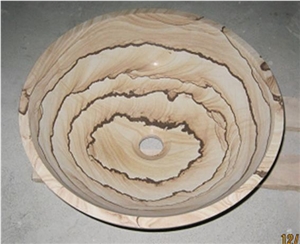 Scenery Sandstone Basin,Wash Basin, Scenery Yellow Sandstone