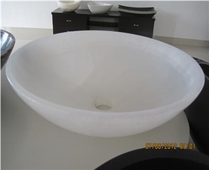 White Onyx Stone Basin,Wash Basin