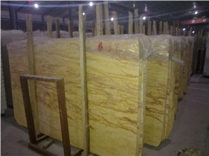 Lemon Gold Marble Slab