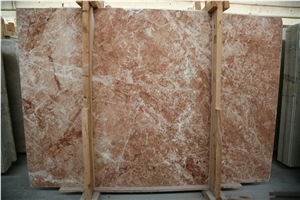 Burdur Rose Marble Slab 1cm Thickness, Turkey Pink Marble