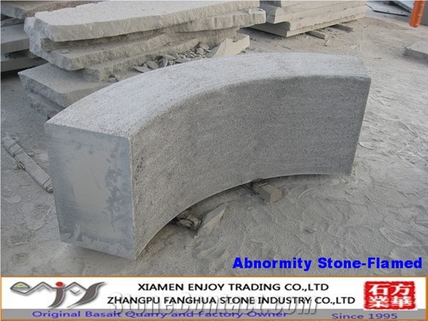 Flamed Sesame Grey Granite Outdoor Benches/ G654 Padang Grey Granite Garden Bench/ Cheap Grey Granite Exfoliated Outdoor Bench