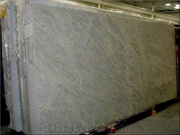 Kashmir White Granite Slabs, India White Granite