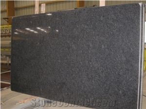 Steel Gray Granite Slabs, India Grey Granite