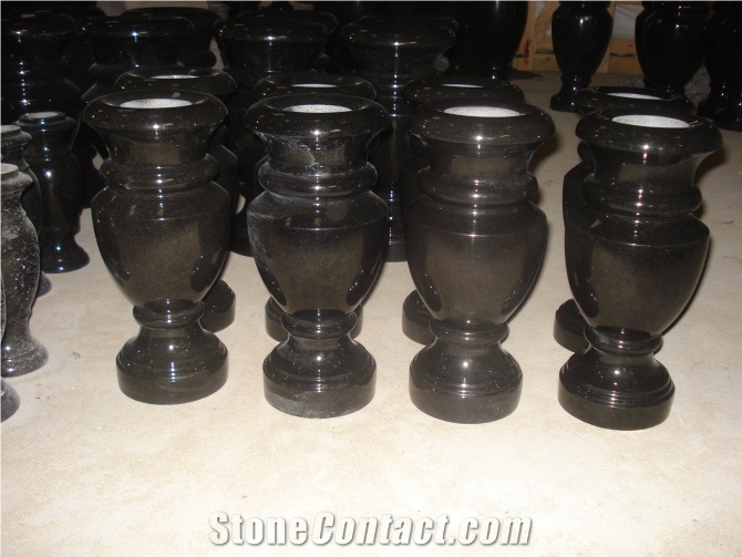 Granite Urn, Vases, G636 Pink Granite Vases