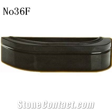 Granite Vase, Shanxi Black Granite Urn, Vase, Bench
