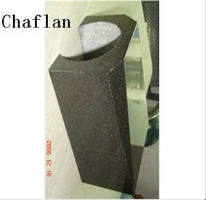 Granite Vase, Shanxi Black Granite Urn, Vase, Bench