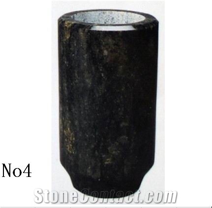 Shanxi Black Granite Vases