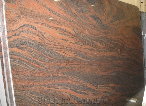 Multicolor Red Granite Slabs, India Red Granite
