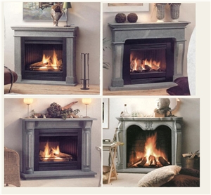 Church Hill Soapstone Fireplace Surrounds and Mant, Grey Soapstone