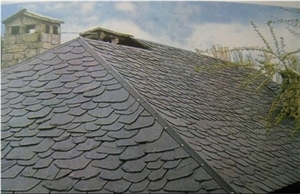 Black Slate Roof Tile, Roof Coating