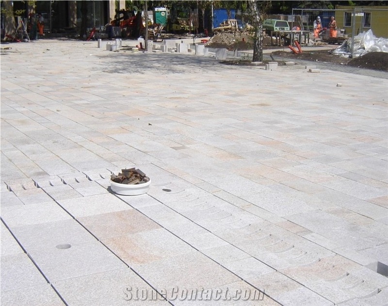 G682 (Mix) Pavers, G682 Yellow Granite Pavers, Granite Paving