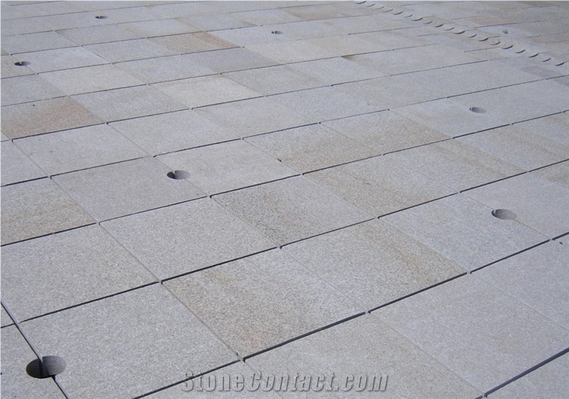 G682 (Mix) Pavers, G682 Yellow Granite Pavers, Granite Paving