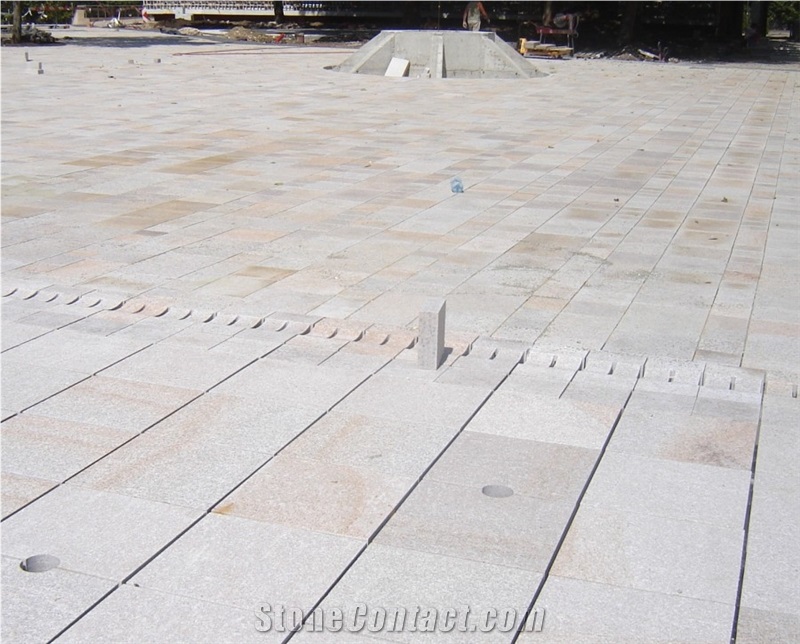 G682 (Mix) Pavers, G682 Yellow Granite Pavers, Granite Paving