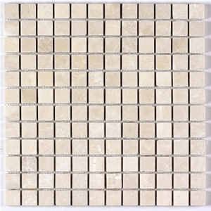 Botticino Cream Marble Mosaic, Beige Marble