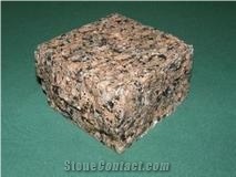 Granite Mezhirichinskij Multicolor Cube, Mezhyritske Red Granite