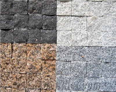Granite Mezhirichinskij Multicolor Cube, Mezhyritske Red Granite