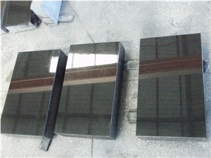 Grave Marker/ Headstone/ Tombstone, Shanxi Black Granite Headstone