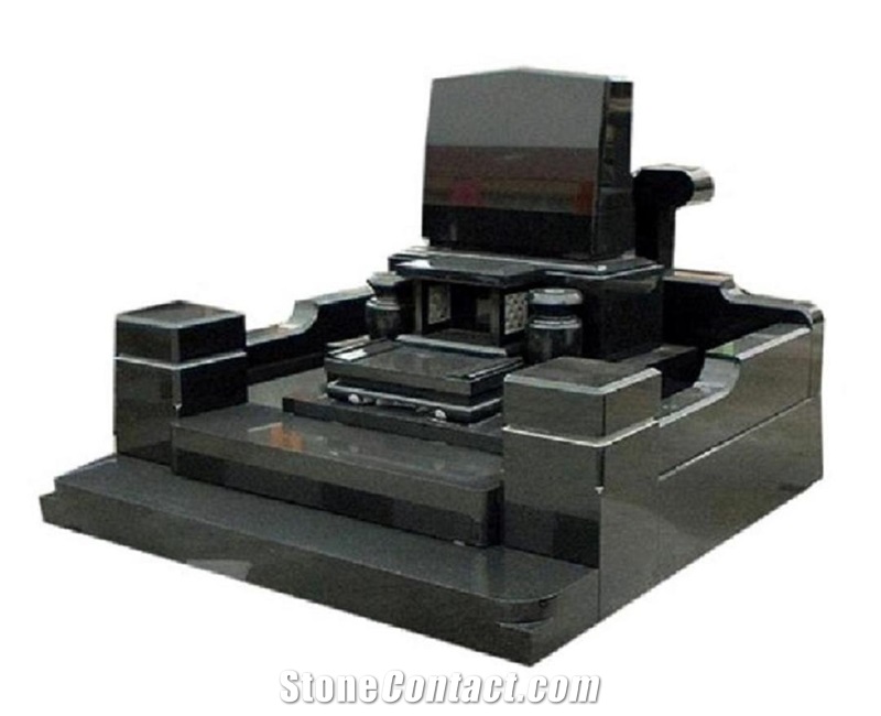 Japanese Granite Monument, Black Granite Japanese, Korean