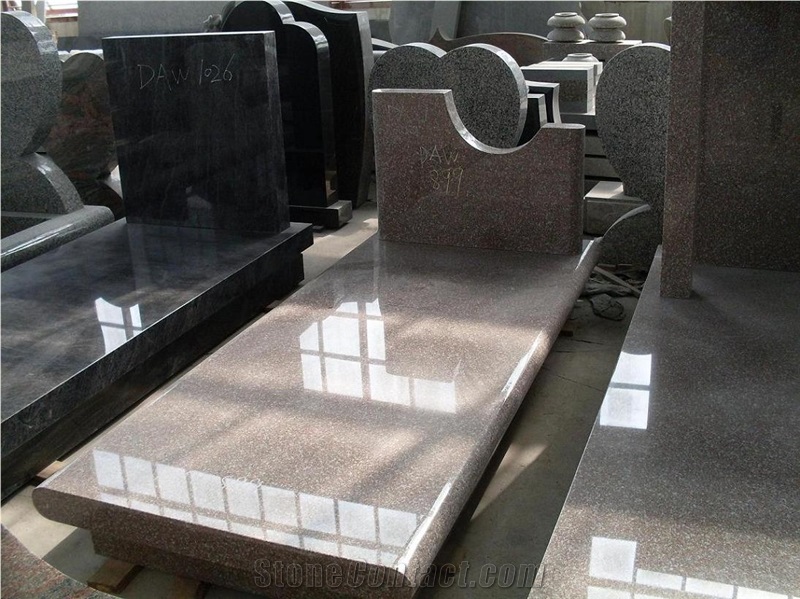 Kerbset Granite Monument, Pink Granite Monument
