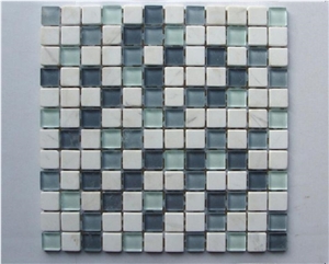 Marble Mix Glass Mosaic
