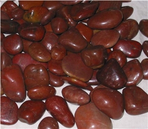 Red Marble Pebble Stone