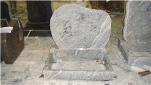 Viscount White Granite Tombstone