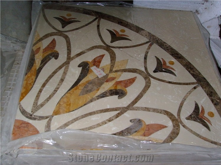 Waterjet Medallion Pattern Tiles
