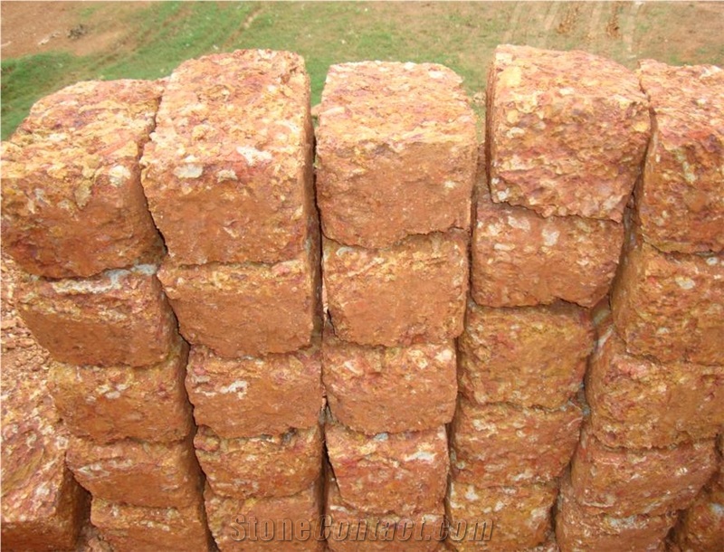 Yellow Basalt Cobble Stone