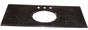 Black Granite Vanity Tops