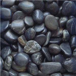 Black Color Pebble Stone
