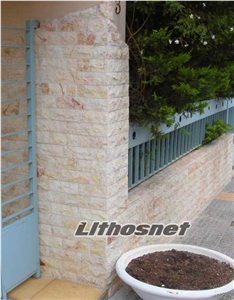 White Veneer Tiles (Scarpifans), White Limestone Veneer