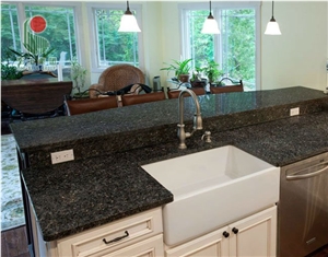 Emerald Pearl Green Granite Countertop