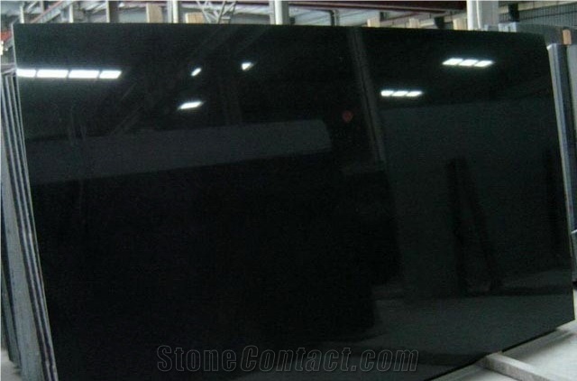 Mongolia Black Natural Polished Basalt Slabs Tile
